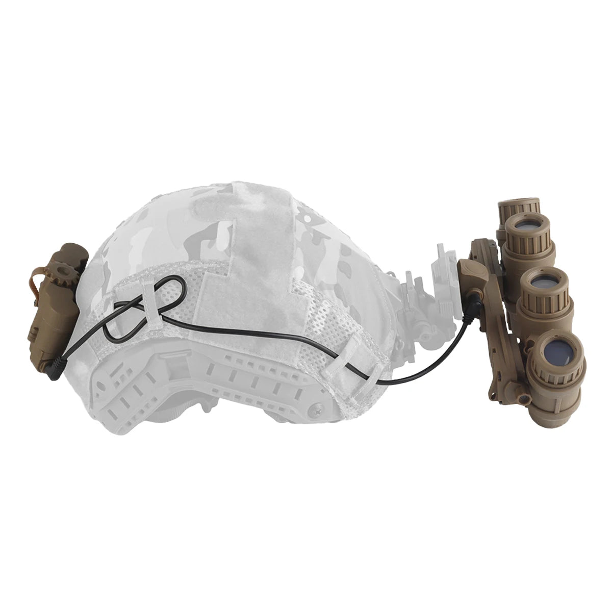 Nylon GPNVG 18 Night Vision Goggle AN-PVS-3-1With L4G24 Helmet NVG Mount Adapter DUMMY Model Fast Helmet Accessory High Quality