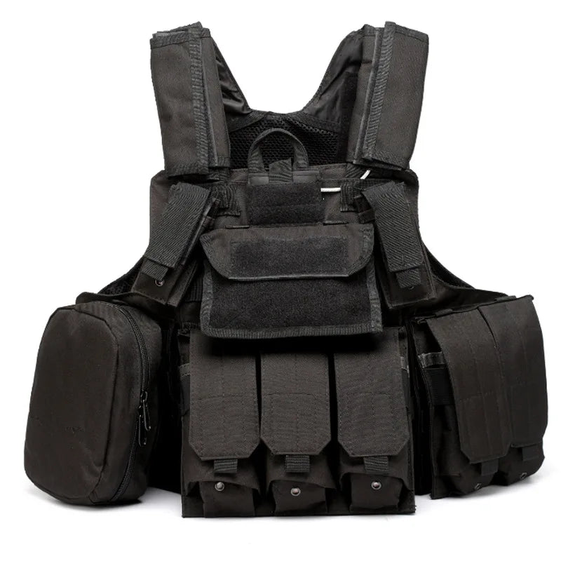 Airsoft Tactical Vest Molle Combat Assault Plate Carrier Tactical Vest CS Outdoor Clothing Hunting Paintball Vest