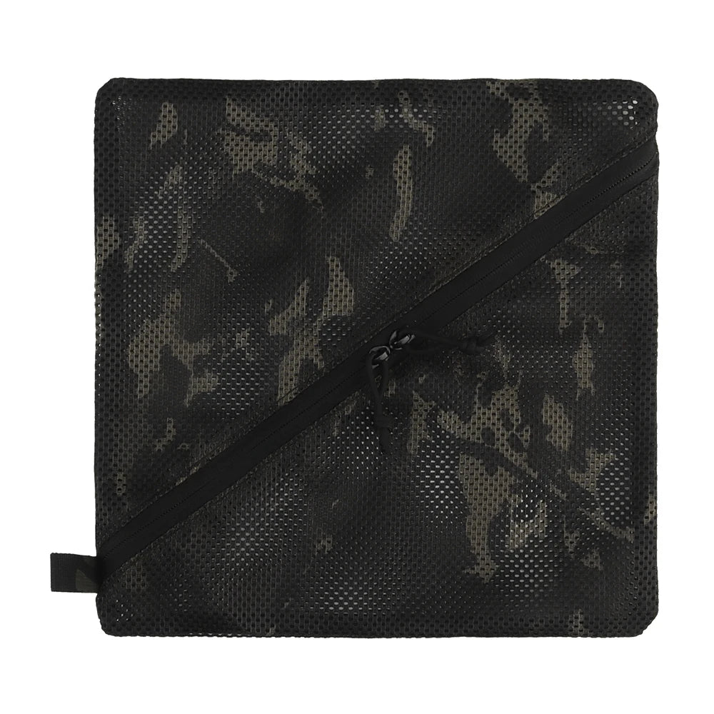 Tactical Mesh EDC Pouch Bag Utility Tool Gear Backpack Organizer Pocket Insert Modular Admin Pouch Camping Travel Hunting Bag