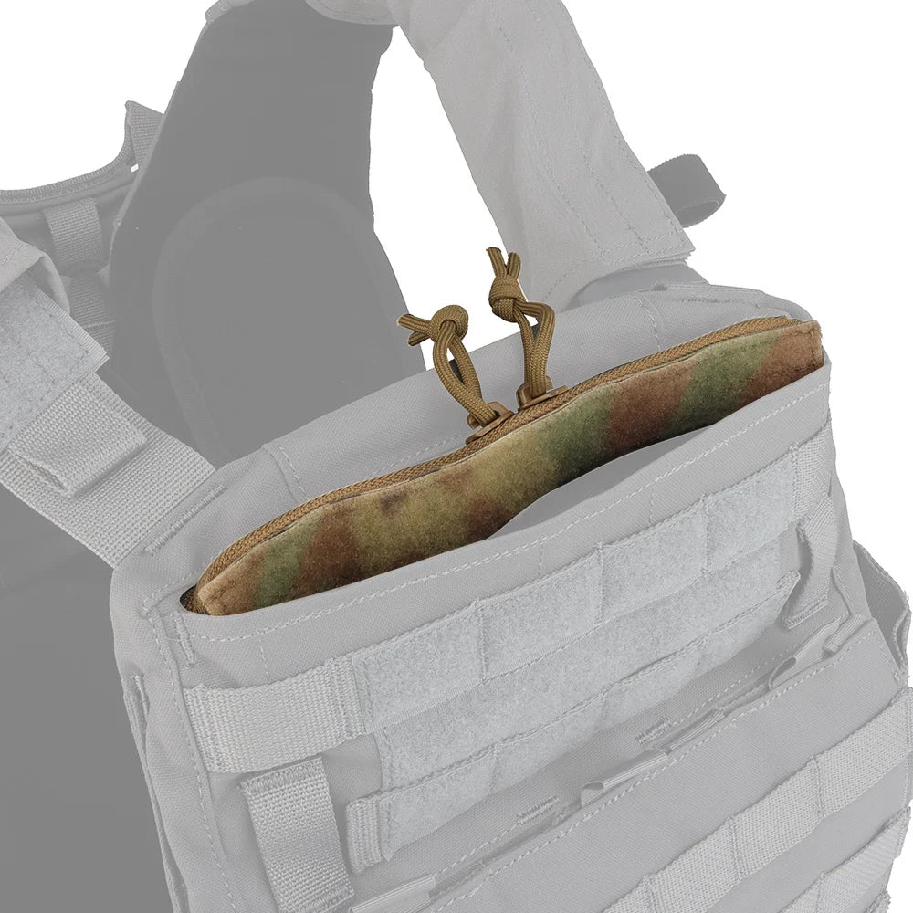 Tactical Admin Pocket Zipper Insert Hook And Loop Attachment Zip Closure For Admin Pouch Standard MBAV Crye AVS Plate Carrier