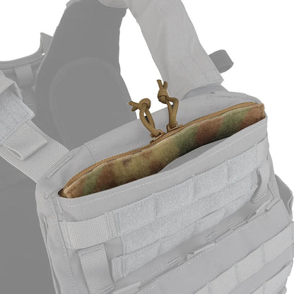 Tactical Admin Pocket Zipper Insert Hook And Loop Attachment Zip Closure For Admin Pouch Standard MBAV Crye AVS Plate Carrier