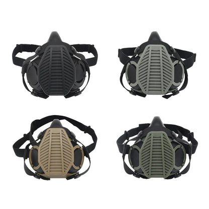 Sotr Mask with HEPA Filtration Particulate, Special Operations Tactical Respirator Gas Mask Half Face for Airsoft Cosplay