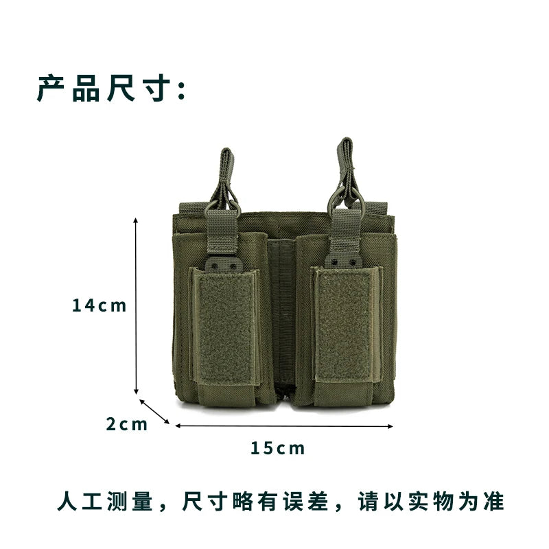 M4 M14 M16 AK AR Magazine Pouch Tactical Molle Triple Magazine Pouch Double-Layer Mag Pouches Universal Cartridge Holder