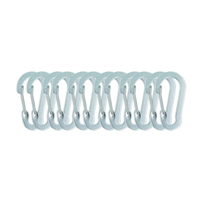 12PCS Carabiner Clip Set Tourist Small Hooks Outdoor Fishing Camping Cycling Hiking Multi Tool Keychain Buckle Karabiners