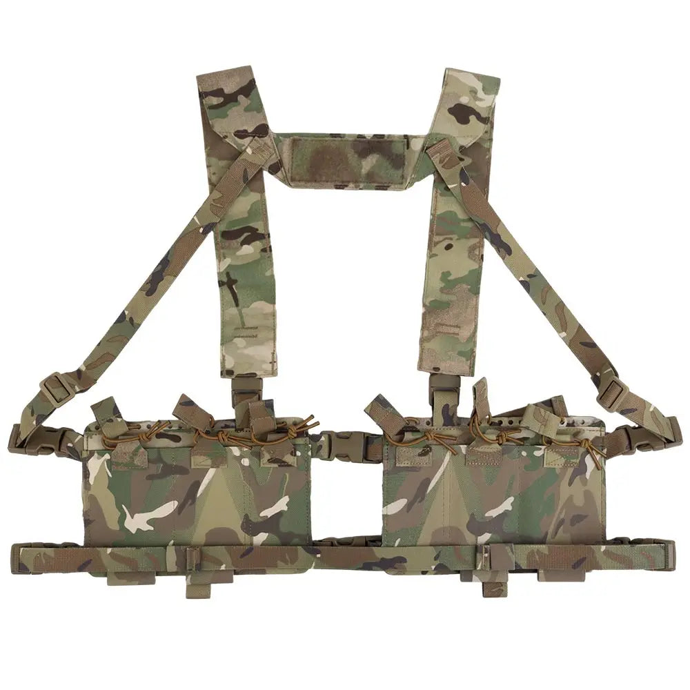 Tactical Vest Alpha Chest Rig SS Style MOLLE Modular Quick Release 34 Split Chassis Militar Magazine Pouch Airsoft Equipment