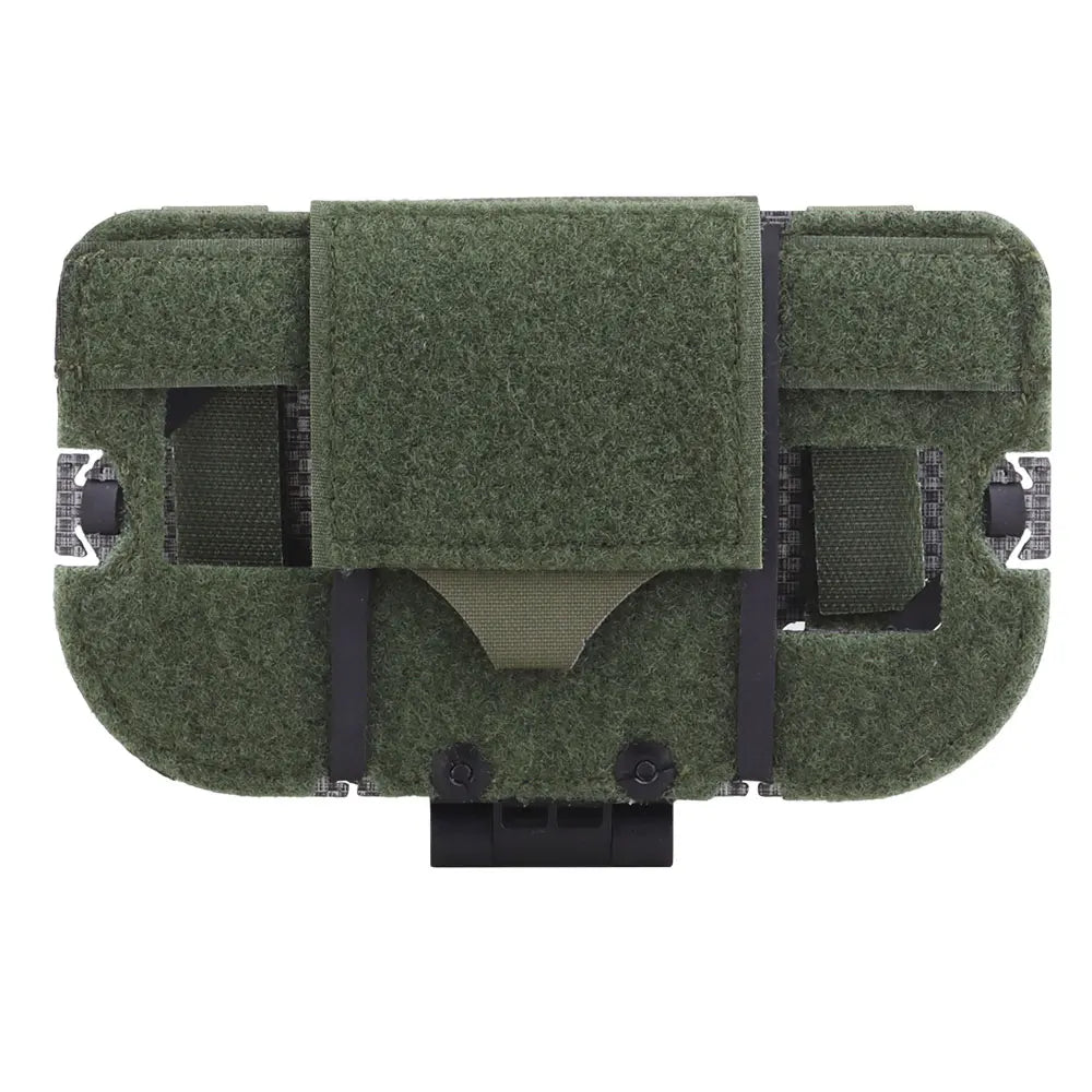 Tactical Navigation Board Molle Foldable Admin Pouch Mobile Phone Holder Chest Rig Gear for Plate Carrier Airsoft Hunting Vest