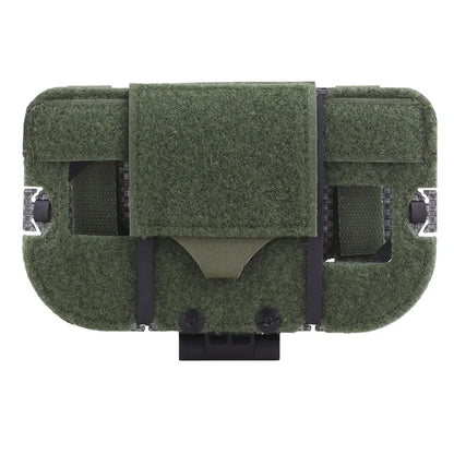 Tactical Navigation Board Molle Foldable Admin Pouch Mobile Phone Holder Chest Rig Gear for Plate Carrier Airsoft Hunting Vest
