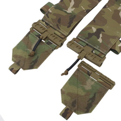 Tactical Removal Buckle Set FCSK Universal Molle System Vest Quick Release Set Elastic Cummerbund Waist Cover Vest Gear