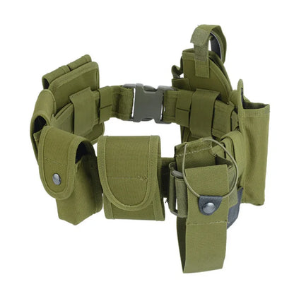10 in 1 seat belt multifunctional tool kit outdoor hiking training belt cover