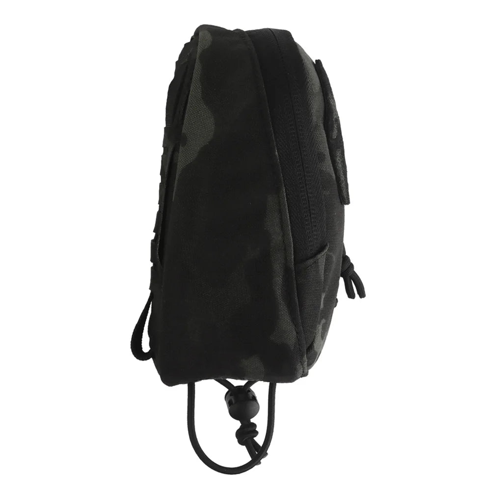 Tactical MOLLE Pouch Double Zipper Outdoor Sports Hunting Flashlight Emergency Tools Storage Pouch Airsoft Vest Waist Belt Gear