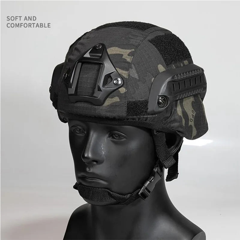 Tactical MICH2000 Helmet Cover Hunting Gear Helmet Accessories Camouflage Cloth Helmet Cover for MICH Helmet