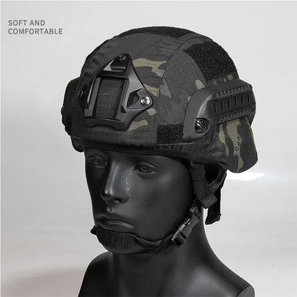 Tactical MICH2000 Helmet Cover Hunting Gear Helmet Accessories Camouflage Cloth Helmet Cover for MICH Helmet