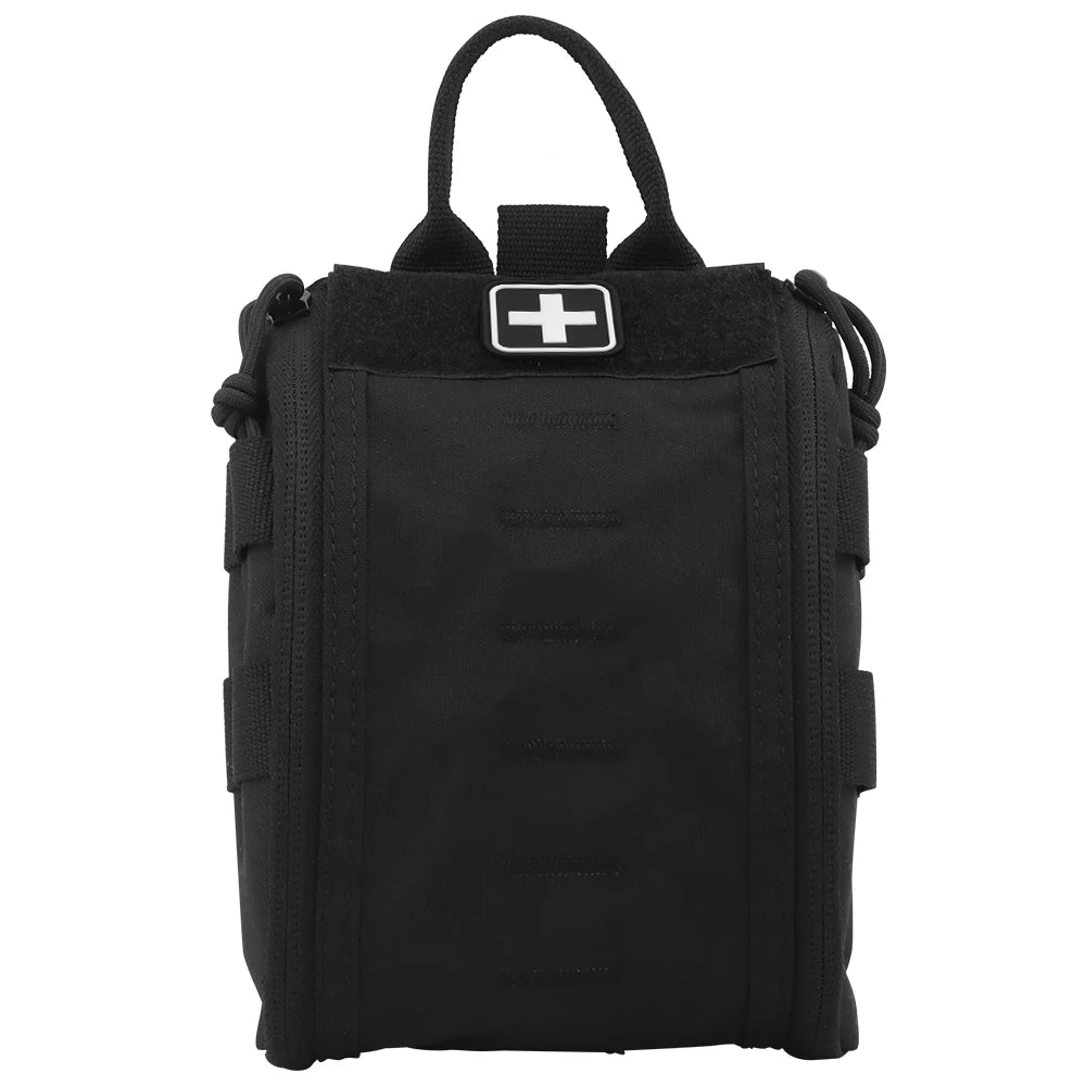 Tactical First Aid Kit Multifunctional Bag Waist Belt Pack MOLLE IFAK Pouch Hunting Vest Outdoor Camping Quick Response Pocket