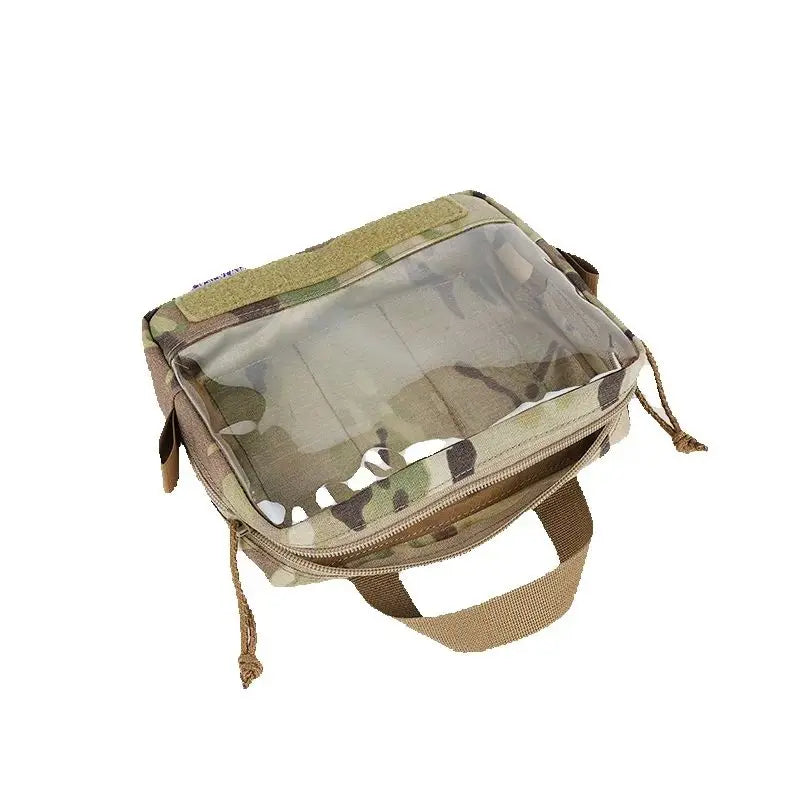 Visual Organizing And Storage Bag Made Of PET Material With Transparent Window Back Hook