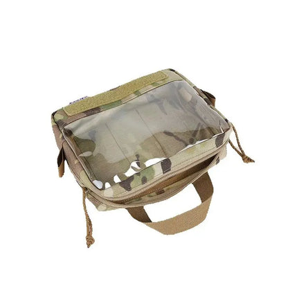 Visual Organizing And Storage Bag Made Of PET Material With Transparent Window Back Hook
