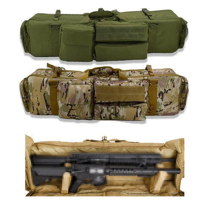 Tactical Gun Backpack Double Rifle Bags Dual Carbine Carrying Case for SAW M249 M4A1 M16 AR15 Heavy Duty Gun Bag Drop shipping