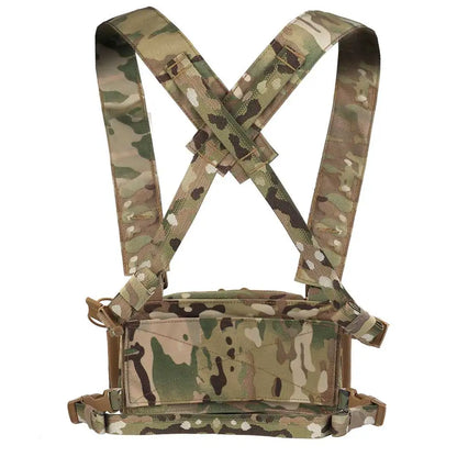 D3CRM Tactical Chest Rig Lightweight With 9mm/5.56 Mag Bag Quick Release Outdoor    Hunting Vest CS Match Wargame Chest Rig Gear