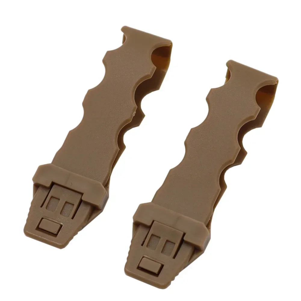 4pcs/Set Molle System Malice Clips Strap Buckle Nylon Quick Release Clips MOLLE Connection Belt System Latch For Mag Pouch