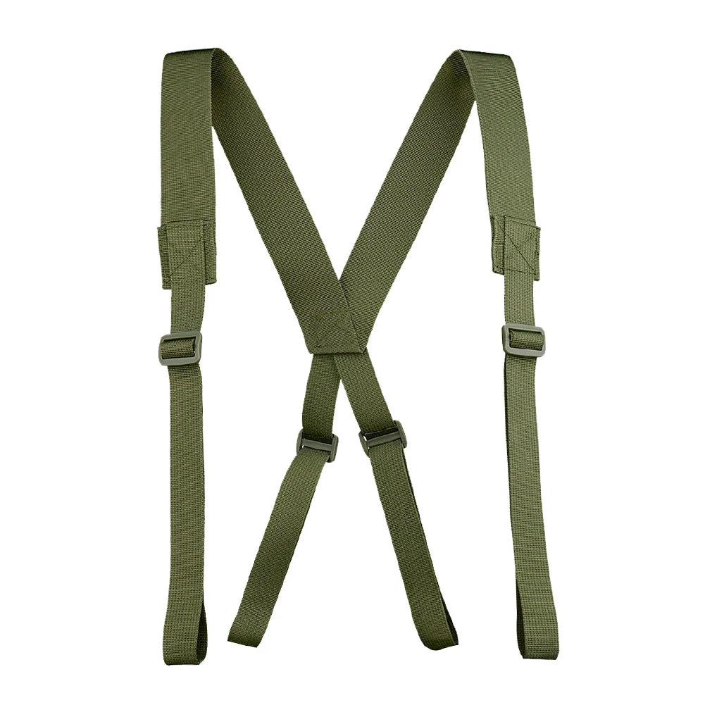 Y-Shape Tactical Suspenders Waist Seal Strap Braces Tactical Molle Shoulder Strap Duty Belt Harness Tool Hunting Accessories