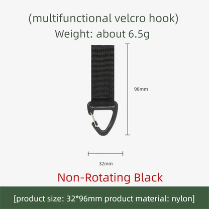 Outdoor Nylon Carabiner Key Hook MOLLE Webbing Buckle Belt Buckle Hanging Camping Climbing Backpack Accessories XKHWGJ02