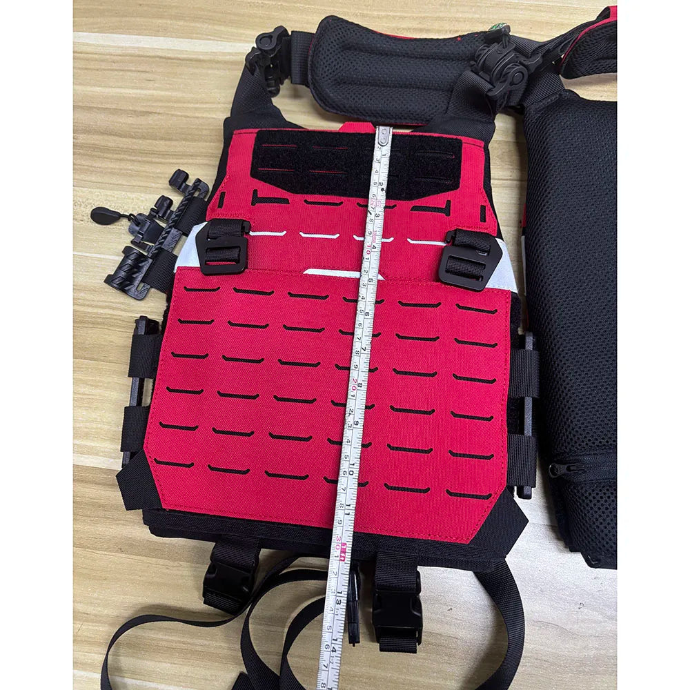Lightweight Tactical Vest MOLLE Module Quick Disassembly CS Training Equipment Breathable Multifunctional Protection Rescue Vest