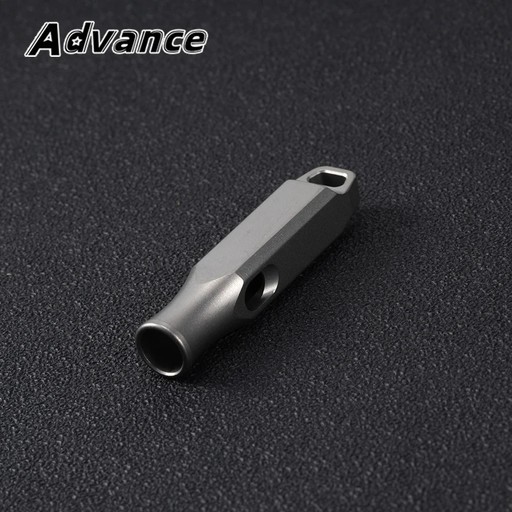 Titanium Alloy Whistle Outdoor Small Tool EDC Camping Hiking Whistle