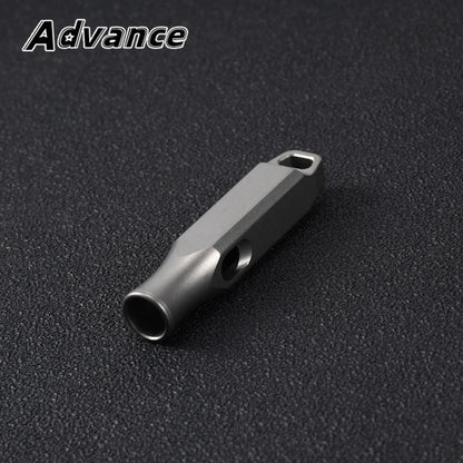 Titanium Alloy Whistle Outdoor Small Tool EDC Camping Hiking Whistle