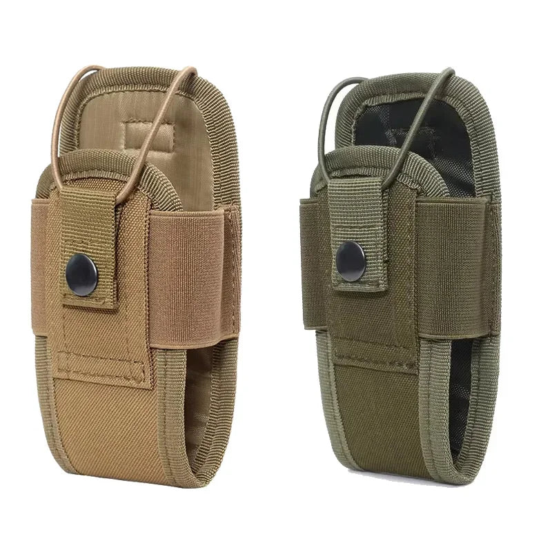 1-3pcs Nylon Pouch Tactical Radio Walkie Bag Holder Pocket Portable Interphone Holster Carry Bag Hunting Camping