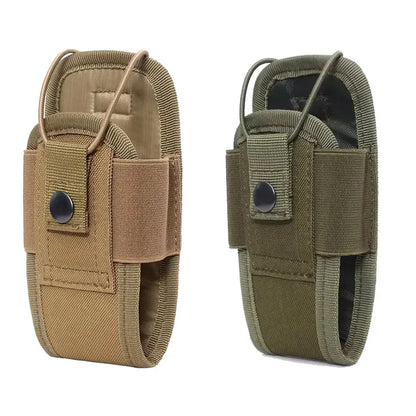 1-3pcs Nylon Pouch Tactical Radio Walkie Bag Holder Pocket Portable Interphone Holster Carry Bag Hunting Camping