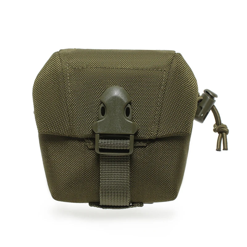 Tactical MOLLE Utility Pouch,Nylon Waist Storage Bag with Quick Release Buckle,Portable Accessory Pack for Binoculars,Daily EDC