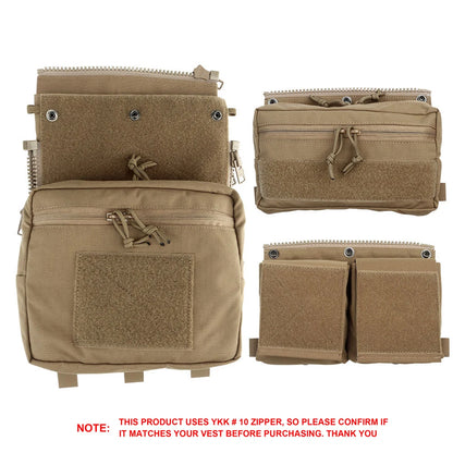 LV119 Tactical Vest Back Panel Spiritus Systems Hunting Combat Airsoft Plate Carrier Storage Pouch Assault Vest Expansion Gear