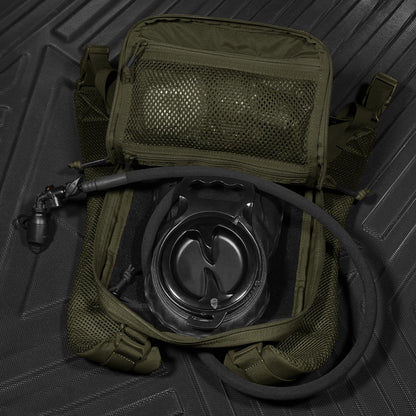 KRYDEX Tactical Hydration Pack 1.5L 50oz Water Bladder Carrier MOLLE for Vest Hydro Backpack Outdoor Travel Camping Accessories