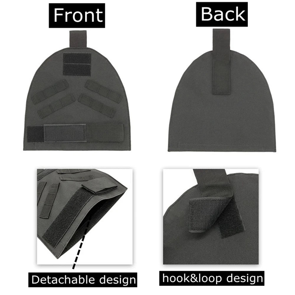 3Pcs/set Tactical Protective Cover Molle Shoulder Pads Crotch Guards Deltoid Protector Pad for Paintball CS Accessories