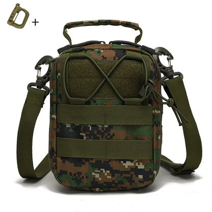 Outdoor cycling lightweight single shoulder crossbody bag, wear-resistant riding equipment, portable small shoulder bag, easy to