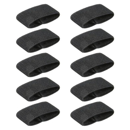 10 Pcs Elastic Belt Loop Keepers Nylon Belt Loop Backpack Strap Holder Retainers Band Tactically Belt Holder Band