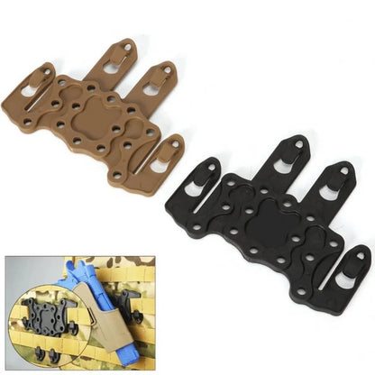 1pcs Outdoor Chest Allegro Tactical Vest Chest Hanger Shell Mounting Hunting Accessories Speed Clip Mounting Hunting Accessories