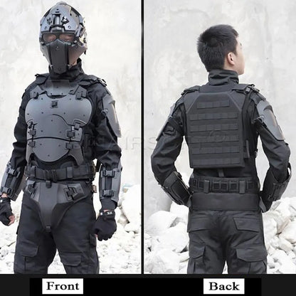 Tactical Armor Suit Deformation Protection Vest Adjustable Hunting Chest Protective Equipment Paintball Shooting CS Wargame Vest