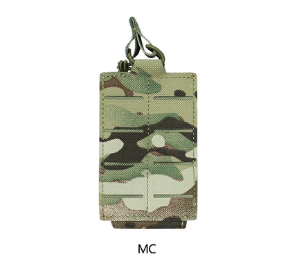 AG 3 MOLLE 5.56 M4 Triple Magazine Pouch Bungee Retention Tactical Vest K19 Plate Carrier Front Placard MAG Holder Bag Airsoft