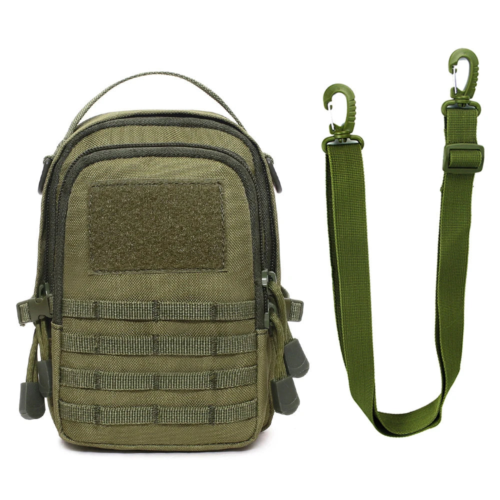 Tactical Molle Utility Pouch Outdoor Hiking Travelling Sling Backpack EDC Tool Pouch Medical Waist Packs Hunting Shoulder Bag
