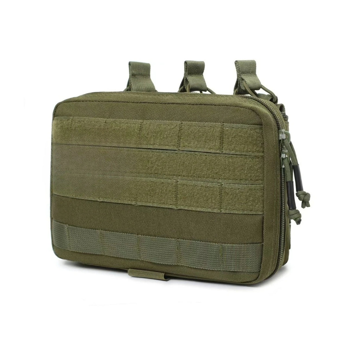 Tactical Mag Admin Pouch, Molle Utility Tool Pouch Medical EMT Organizer with Triple Stacker Magazine Holder for M4 M16