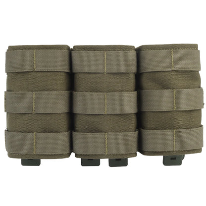 Tactical Molle 7.62 Triple Magazine Pouch Medium Open Top KYWI Kydex Wedge Insert Mag Pouch Holder Hunting Accessories