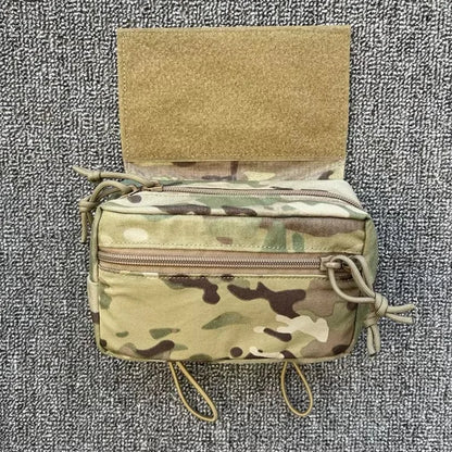 Tactical Hanging Pouch MK3 MK4 Plate Carrier Abdominal Bag Vest Multi-Functional EDC Multicam Fanny Pack Gear