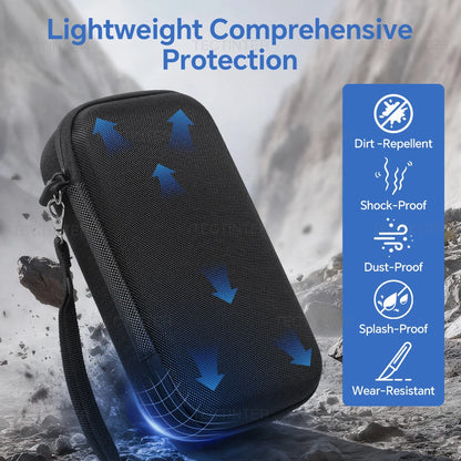 Carrying Case For DJI OSMO Pocket 3/4/Xtra Muse Accessories Travel Pouch Storage Bag EVA Shell with Hand Strap Camera Protector