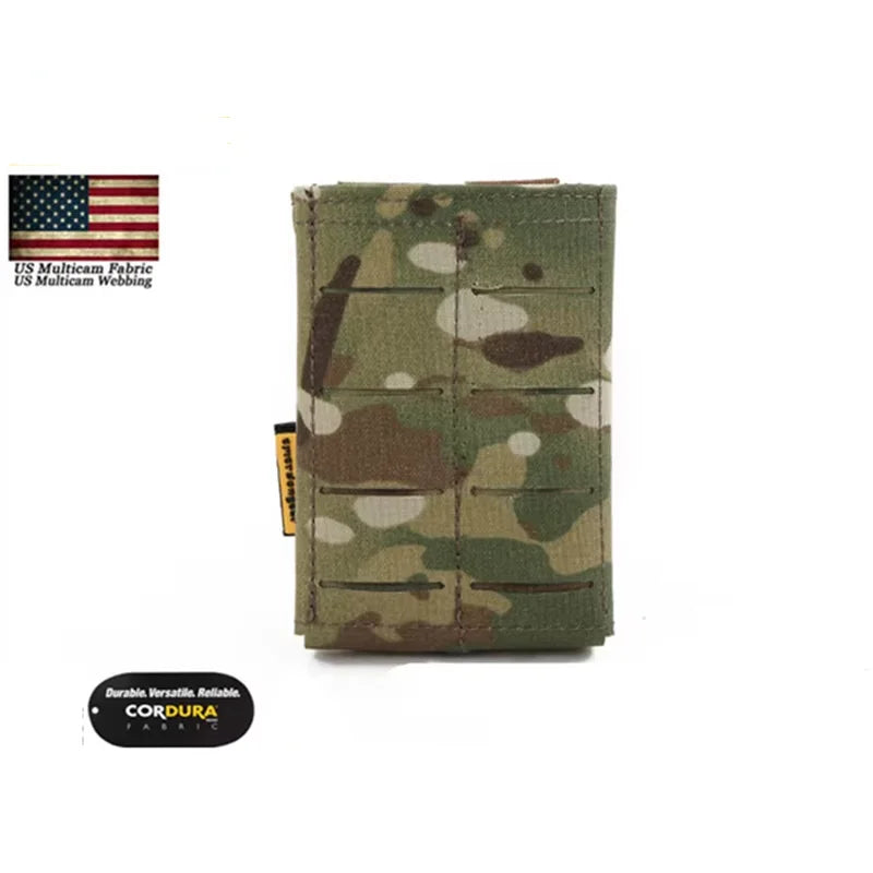 Emersongear Tactical LCS Rifle Magazine Pouch 5.56/7.62mm Singel Mag Carrier MOLLE Pouch Laser Cut Tool Bags Airsoft AK M4