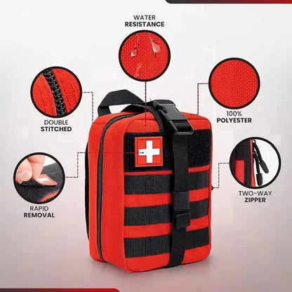Tactical First Aid Bag Survival Pouch Outdoor Medical Box Large Size SOS Bag/PackageMedical Kit Bag Molle EMT Emergency