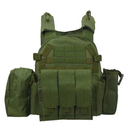 6094 Military Combat Army Wargame VestNylon Pouch Molle Gear Tactical Vest Body Armor Hunting Plate Carrier Airsoft Accessories