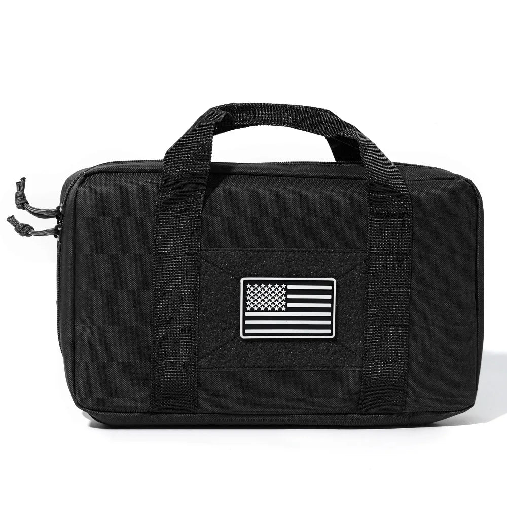 Pistol Bag Concealed Carry Case Soft Padded Handgun Pouch with Magazine Storage Slot Pistol Wallet Hunting Accessories