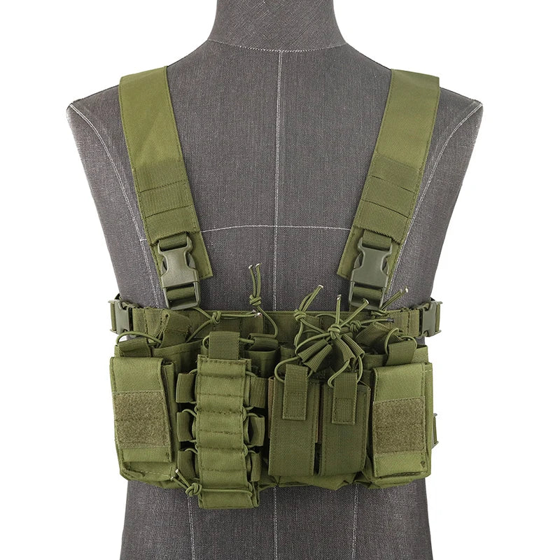 &AR15 M4 M16 AK47 HK416 D3 Tactical Vest CS Wargame Body Vest Outdoor Chest Rig Vest For Airsoft Hunting Sport