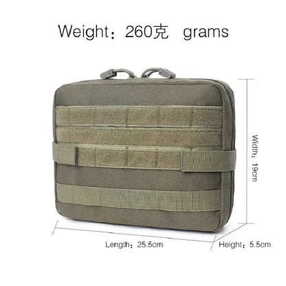 Molle EDC Pouch Utility Medical Bag EMT Organizer Outdoor Emergency Pack Camping Hiking Hunting Accessories Fist Aid Kit Bags