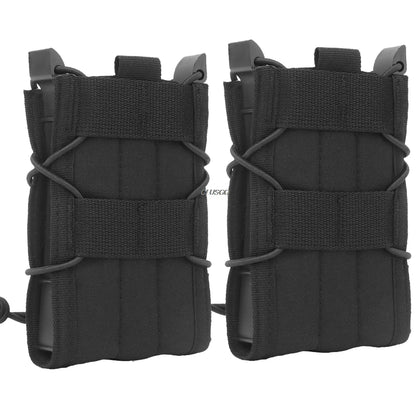 Tactical Molle Single Open-Top Mag Pouch for M4 M14 M16 AR15 G36 Magazines MOLLE Belt Attach Mag Carrier